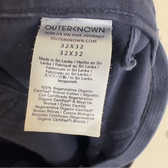 Outerknown mens navy the field pants - Picture 4 of 10